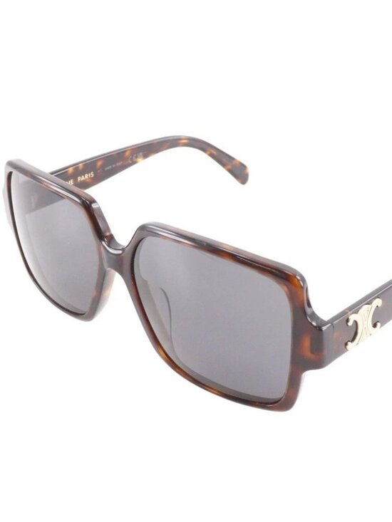 CELINE Triomphe sunglasses CL40316U Brown plastic Women main image 5